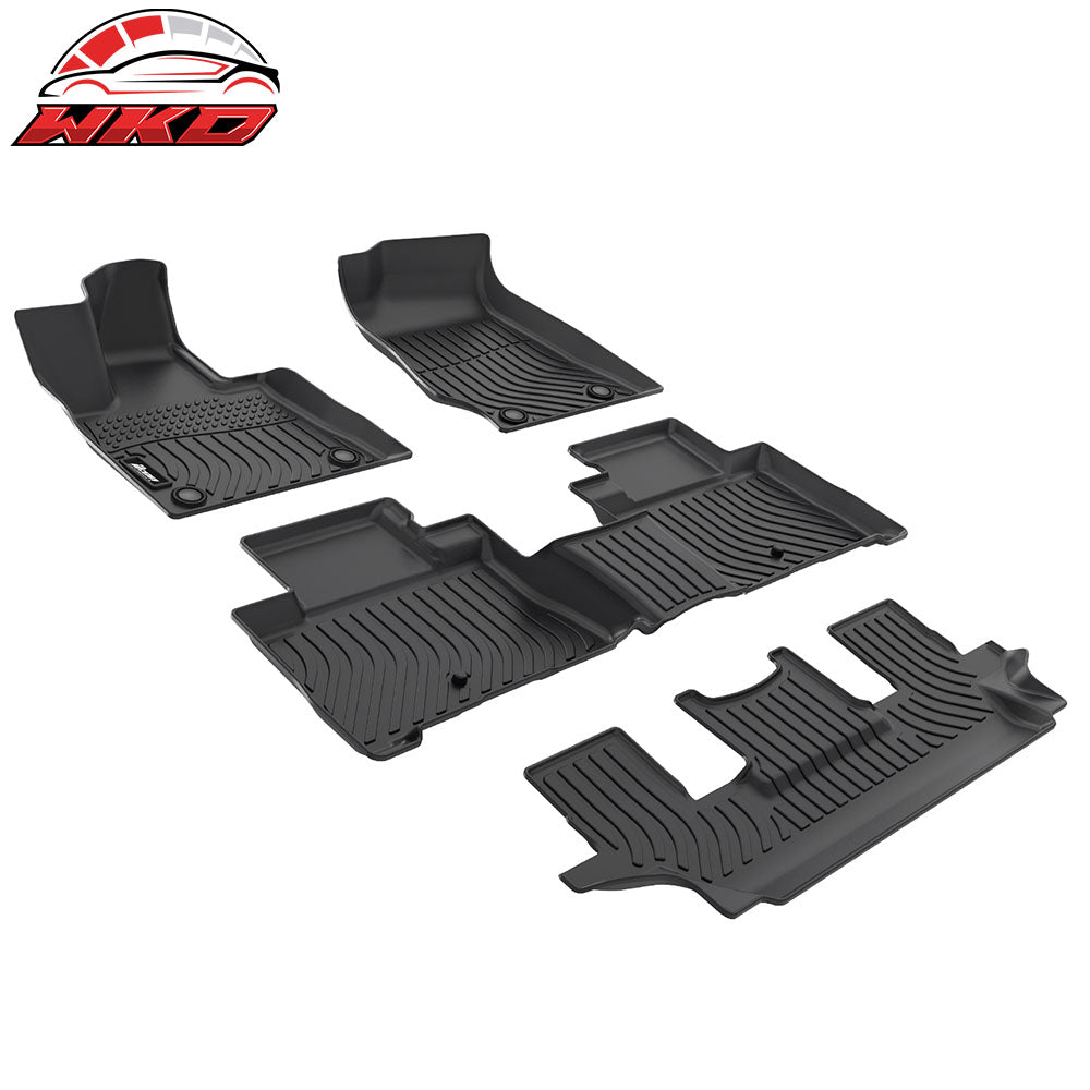 Fits 20-25 Lincoln Aviator 6-Seats TPE Floor Mats  All Weather Pad Carpets 4PCS