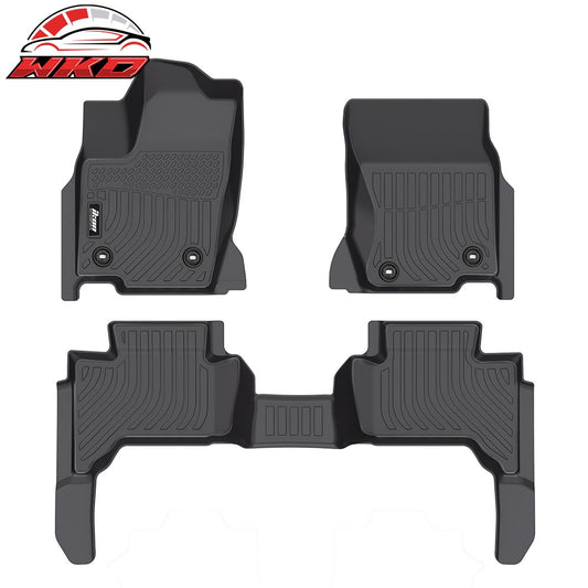 24-26 Land Cruiser/Lexus GX550 5-Seat Floor Mats TPE 3D All Weather Carpets | Wholesale