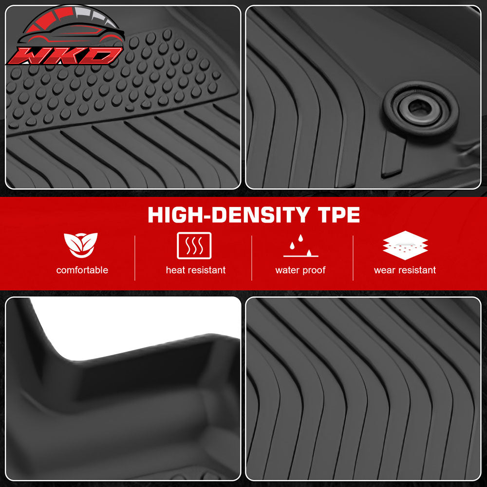 Fits 14-25 Lexus IS250 IS300 RWD Floor Mats TPE 3D Carpets All Weather Liner