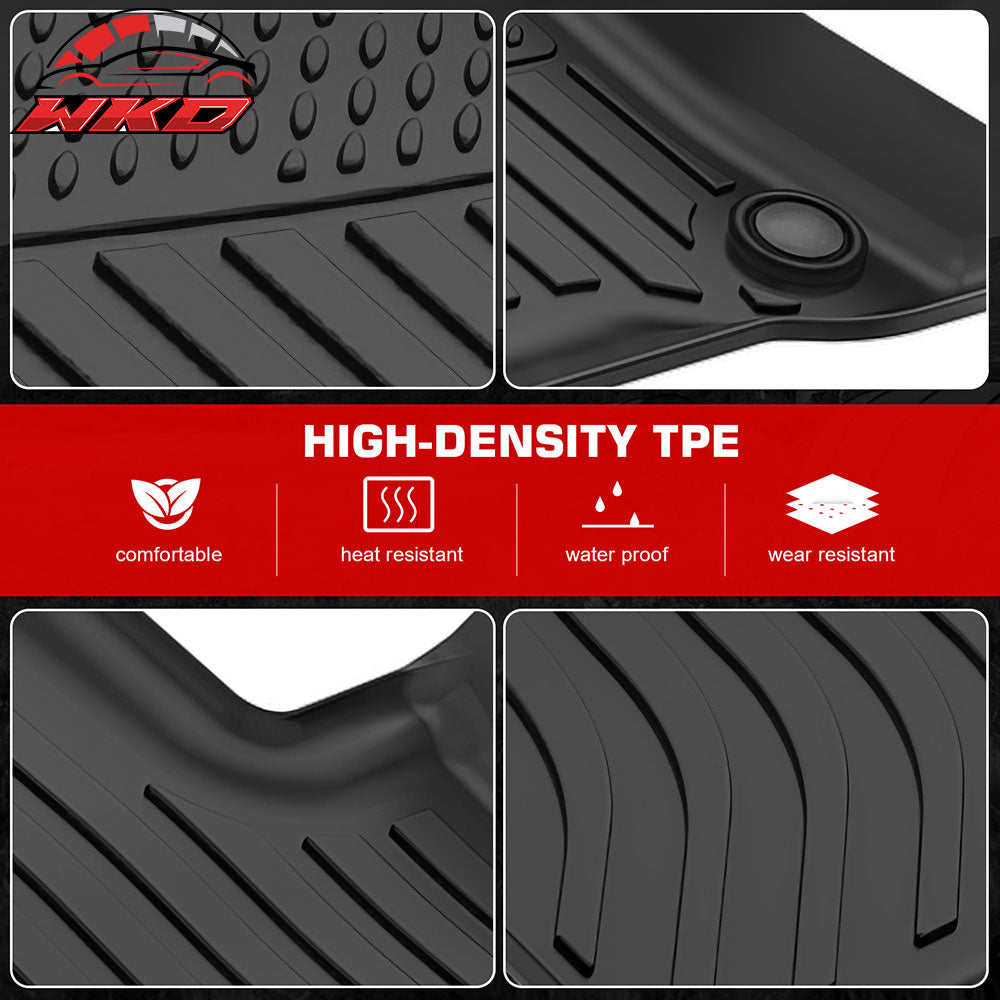 Fits 22-25 Benz X243 EQB 250+/300/350 5-Seats Floor Mats TPE All Weather Carpets