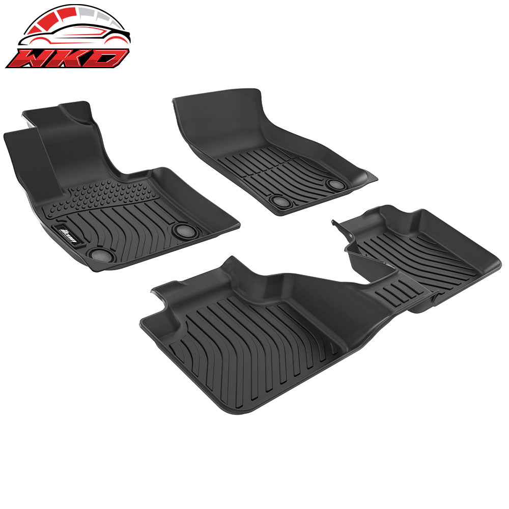 Fits 2025 Mini Cooper Countryman Non-Slip 3D Floor Mats All Weather TPE Carpets