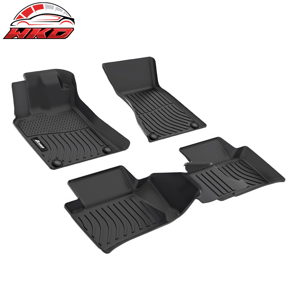 Fits 15-25 Porsche Macan All Weather Waterproof 3D TPE Floor Mats Liners Carpets