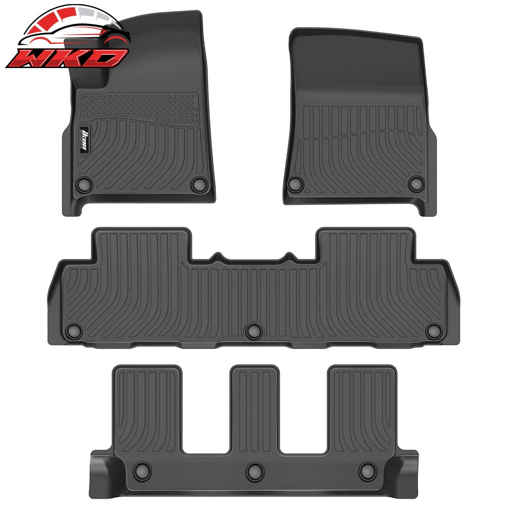 Wholesale 22-24 Rivian R1S Non-Slip 3D Molded Floor Mats All Weather TPE Carpet 4PCS