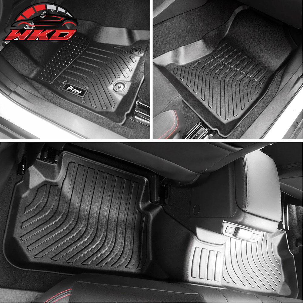 Fits 22-25 Subaru WRX All Weather 3D Molded Floor Mats Carpets Liner Guard TPE