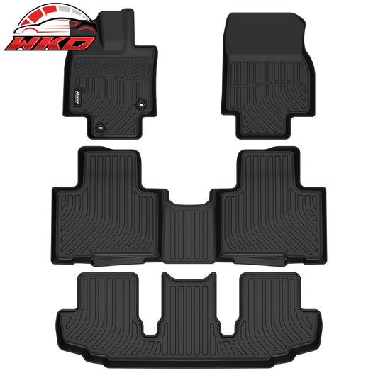 2020-25 Toyota Highlander 7& 8 Seats All Weather Floor Mats 3D Molded Carpets | Wholesale