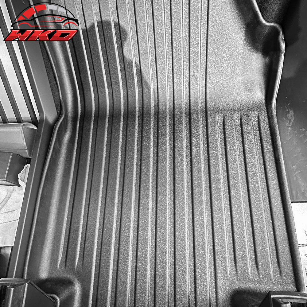 Fits 23-24 Tesla Cybertruck TPE Floor Mats All Weather Protection Liners Carpets