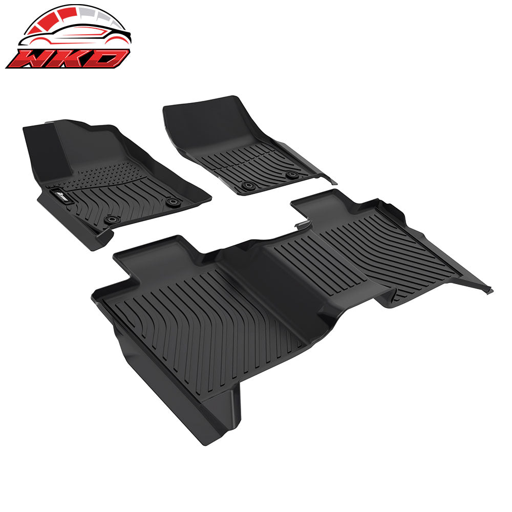 Fits 22-25 Toyota Tundra Crewmax Cab 3D Molded Floor Mats Guard Set TPE 3PCS