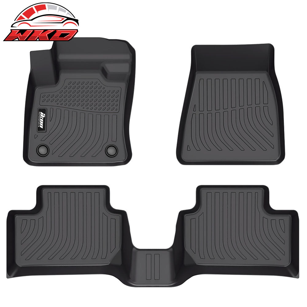 22-24 Volvo C40 Recharge Floor Mats TPE Carpets All Weather Custom 3D Liner | Wholesale