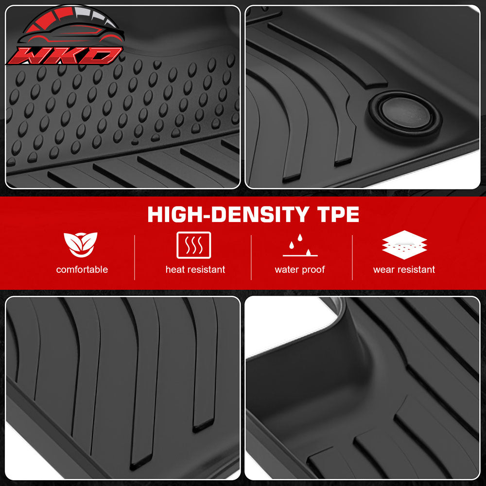 Fits 22-24 Volvo C40 Recharge Floor Mats TPE Carpets All Weather Custom 3D Liner