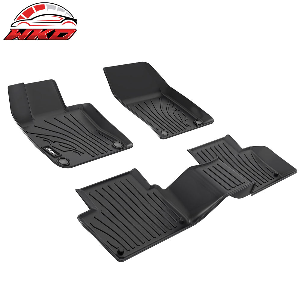Fits 2020 Volvo V60 PHEV/21-25 V60 Recharge/19-25 S60 PHEV Floor Mats TPE Carpet