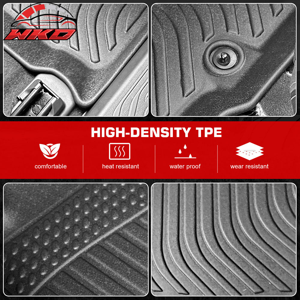 Fits 20-25 Subaru Outback& Legacy 3D Floor Mats Carpets All Season Liner TPE 3PC