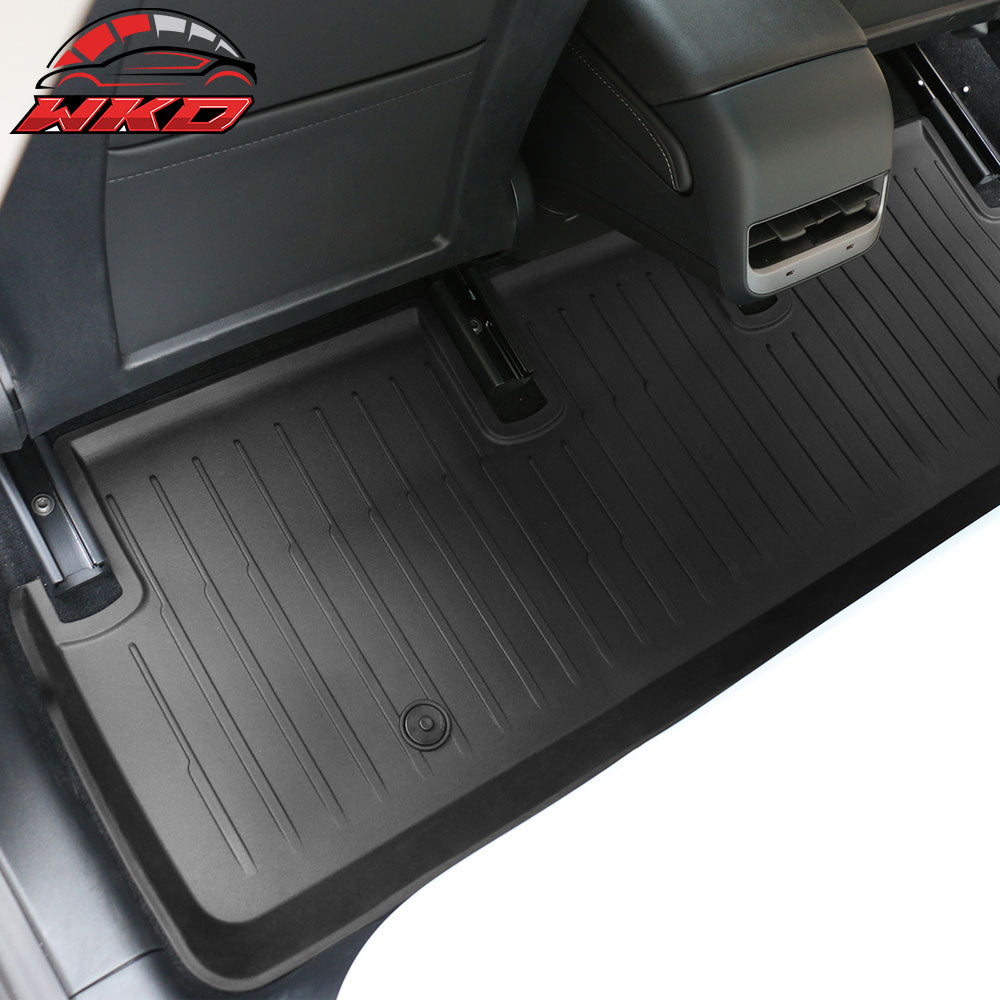 Fits 17-23 Tesla Model 3 3D Molded Front Rear Floor Mats Carpets Injection TPE
