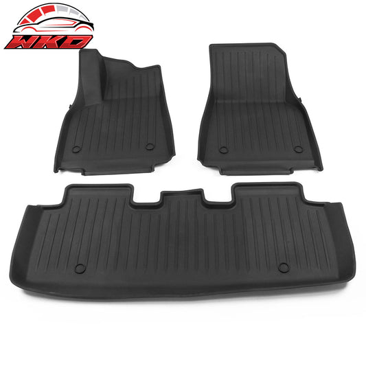 2020-24 Tesla Y All Weather 3D Molded Floor Mats Cargo Liner Injection TPE | Wholesale