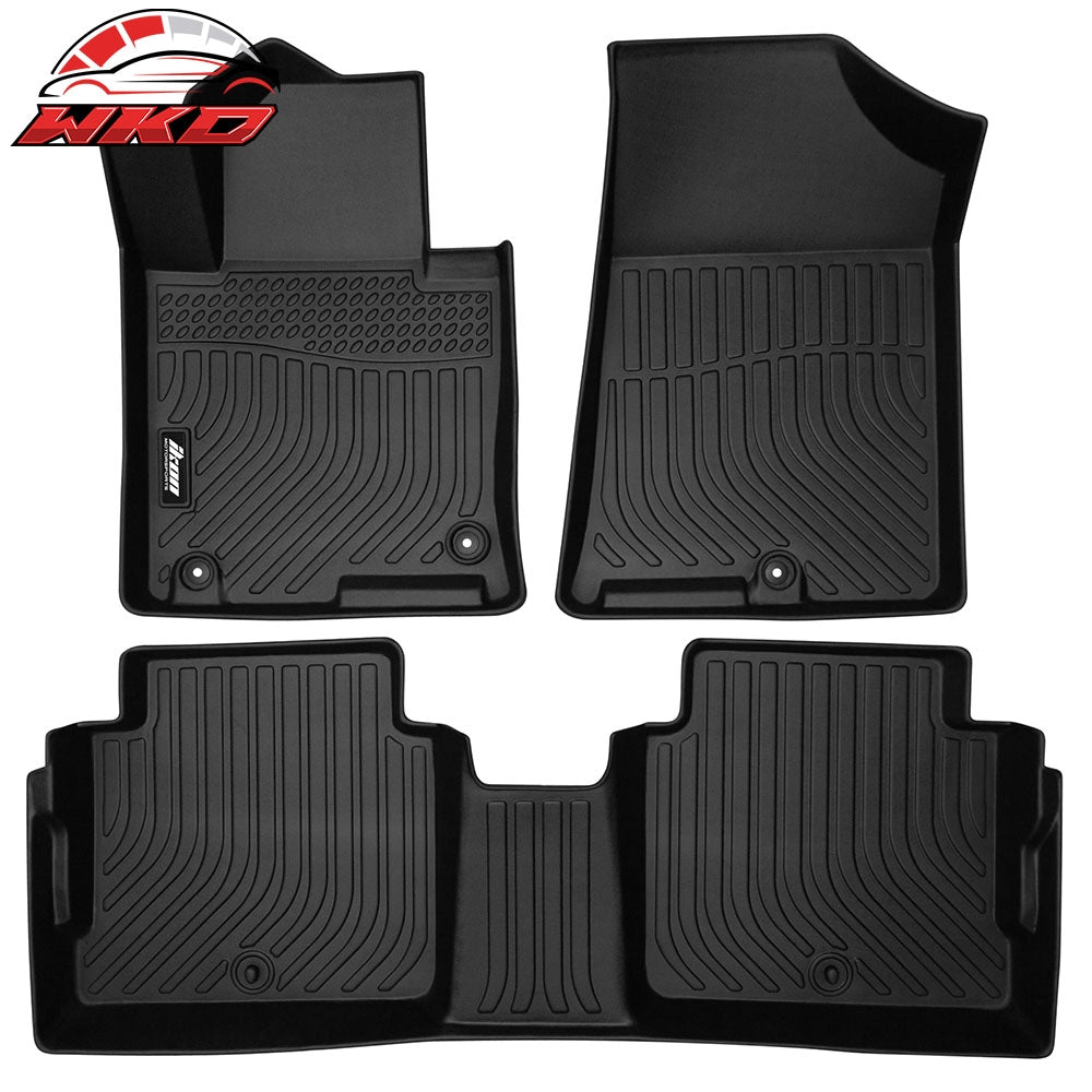 15-19 Hyundai Sonata 16-20 Kia Optima 3D All Weather Floor Mats Carpet TPE | Wholesale Default Title - Wikond Auto