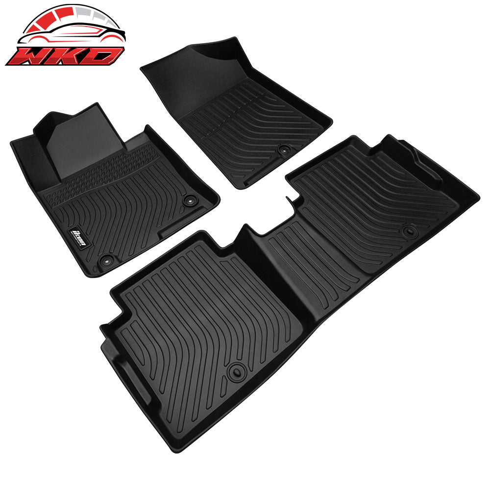 Fits 15-19 Hyundai Sonata 16-20 Kia Optima 3D All Weather Floor Mats Carpet TPE
