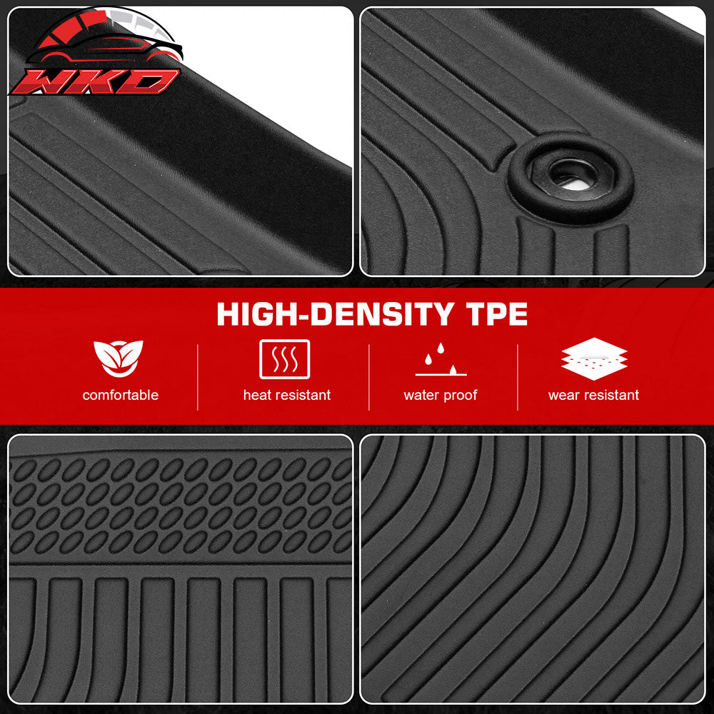 Fits 19-25 Toyota RAV4 All Weather Season Floor Mats 3D Molded Carpets 3PCS Set