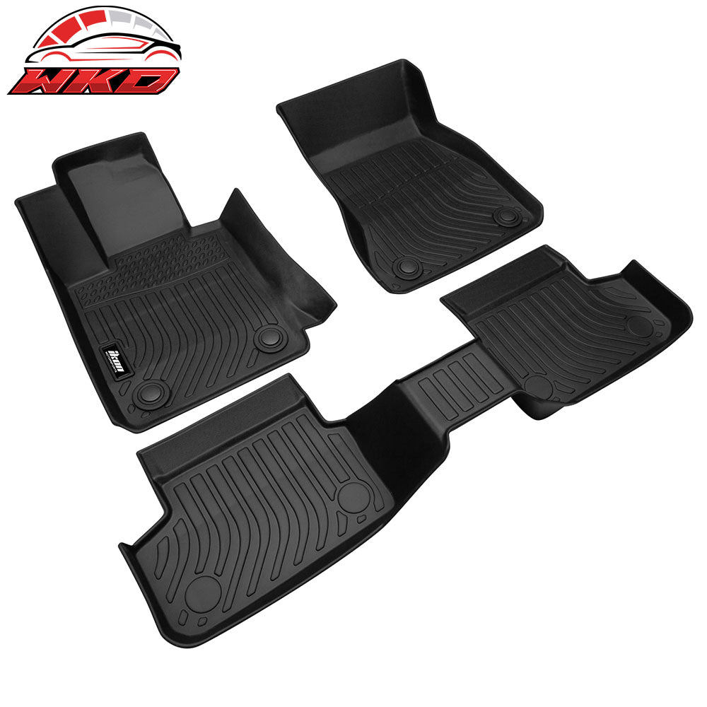 Fits 17-23 BMW 5-Series G30 5-Seat TPE 3D Molded Floor Mats Heavy Duty Liners