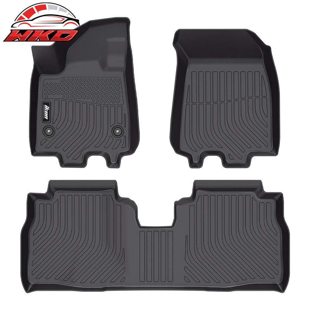 24-25 Chevy Equinox EV Non-Slip 3D Molded Floor Mats All Weather TPE Carpet | Wholesale