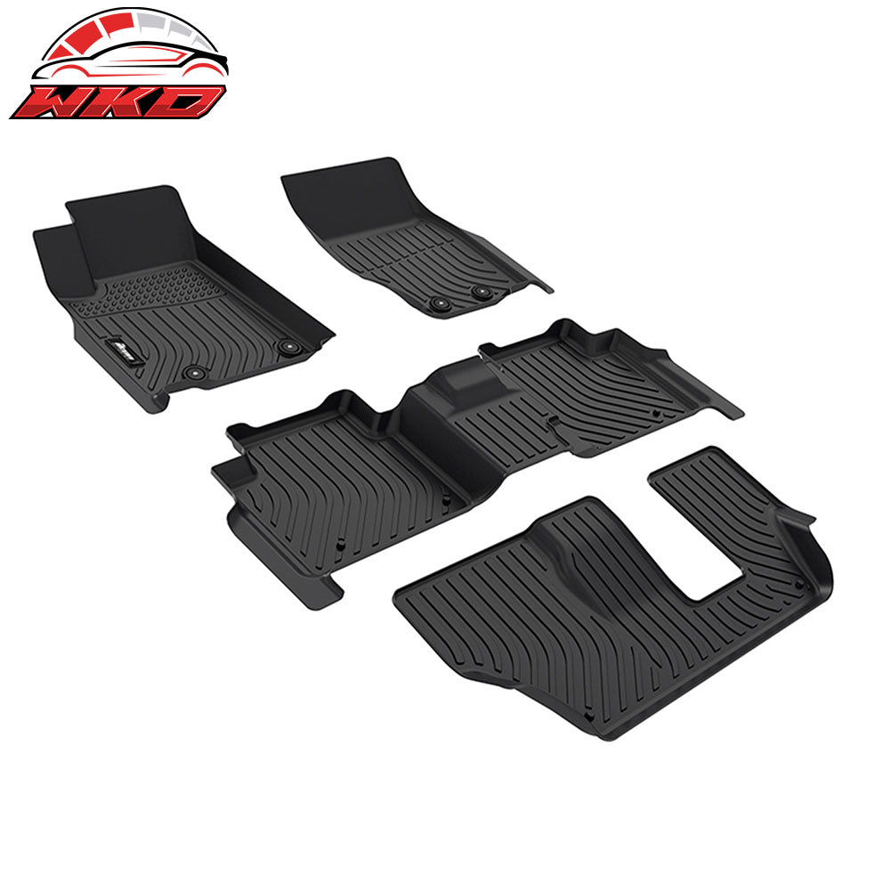 Fits 21-25 Jeep Grand Cherokee L Floor Mats All Weather TPE 3D Carpets Liner 4PC