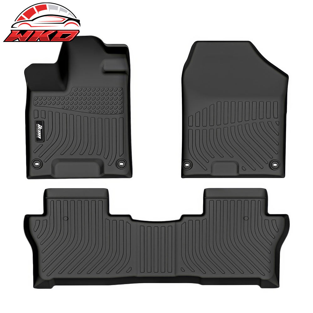19-25 Honda Passport 16-22 Pilot 8-Seat Non-Slip Floor Mats All Weather TPE | Wholesale