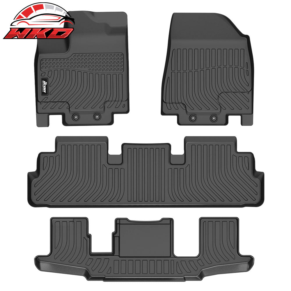 For 22-25 Pathfinder 7-Seat QX60 6-Seat Anti-Slip Floor Mats All Weather TPE 4PC | Wholesale