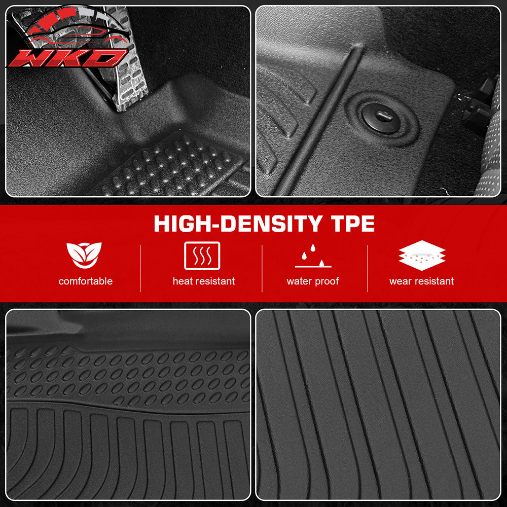 Fits 19-25?Genesis G70 AWD Heavy Duty Floor Mats 3D Carpet Liner Protector TPE