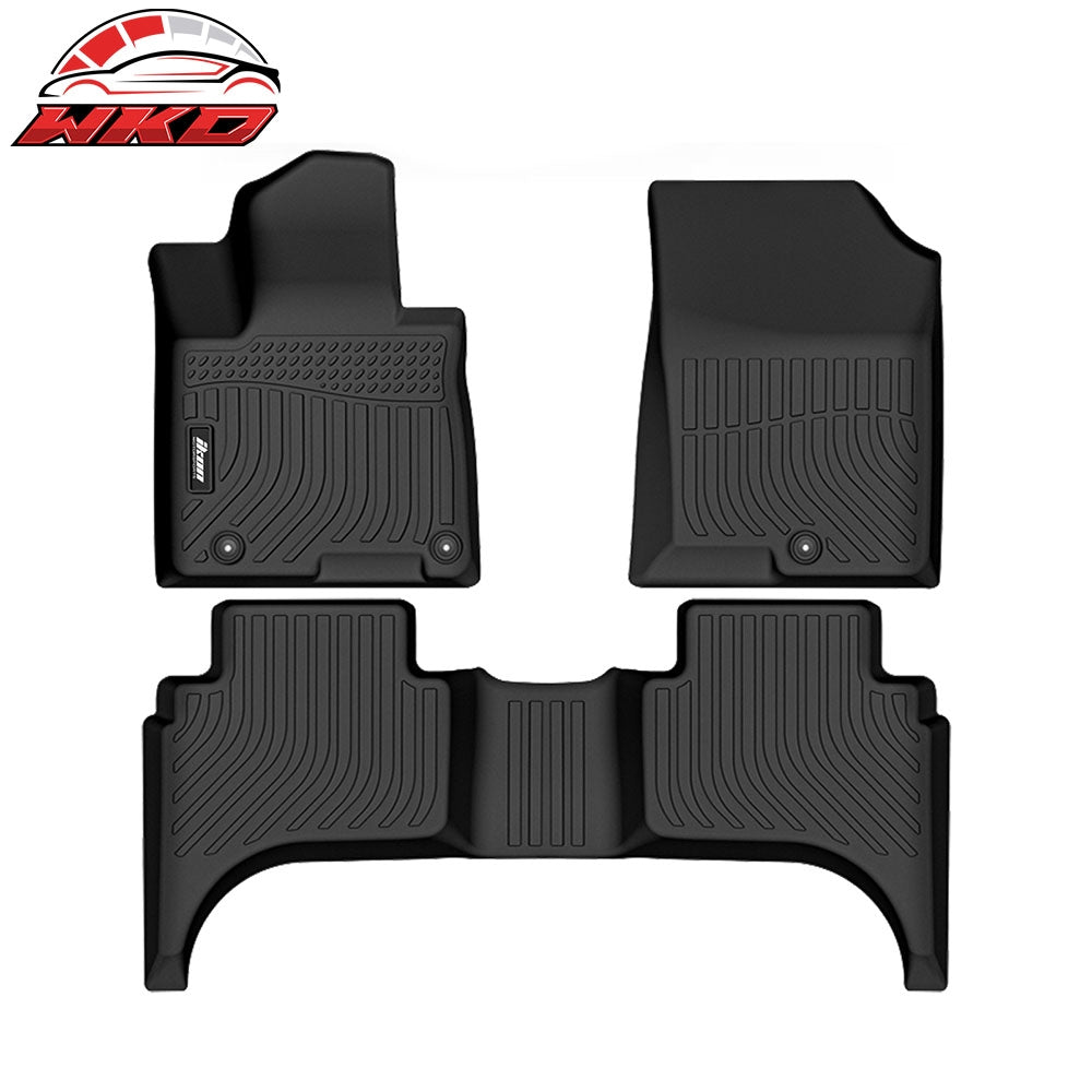 22-26 Hyundai Santa Cruz All Weather 3D Molded Floor Mats Carpets Liner TPE | Wholesale
