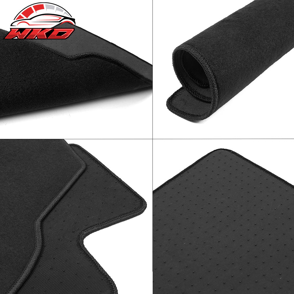 Fits 05-10 Toyota Tacoma 4PCS Front Rear Auto Car Floor Mats Carpets Nylon Black