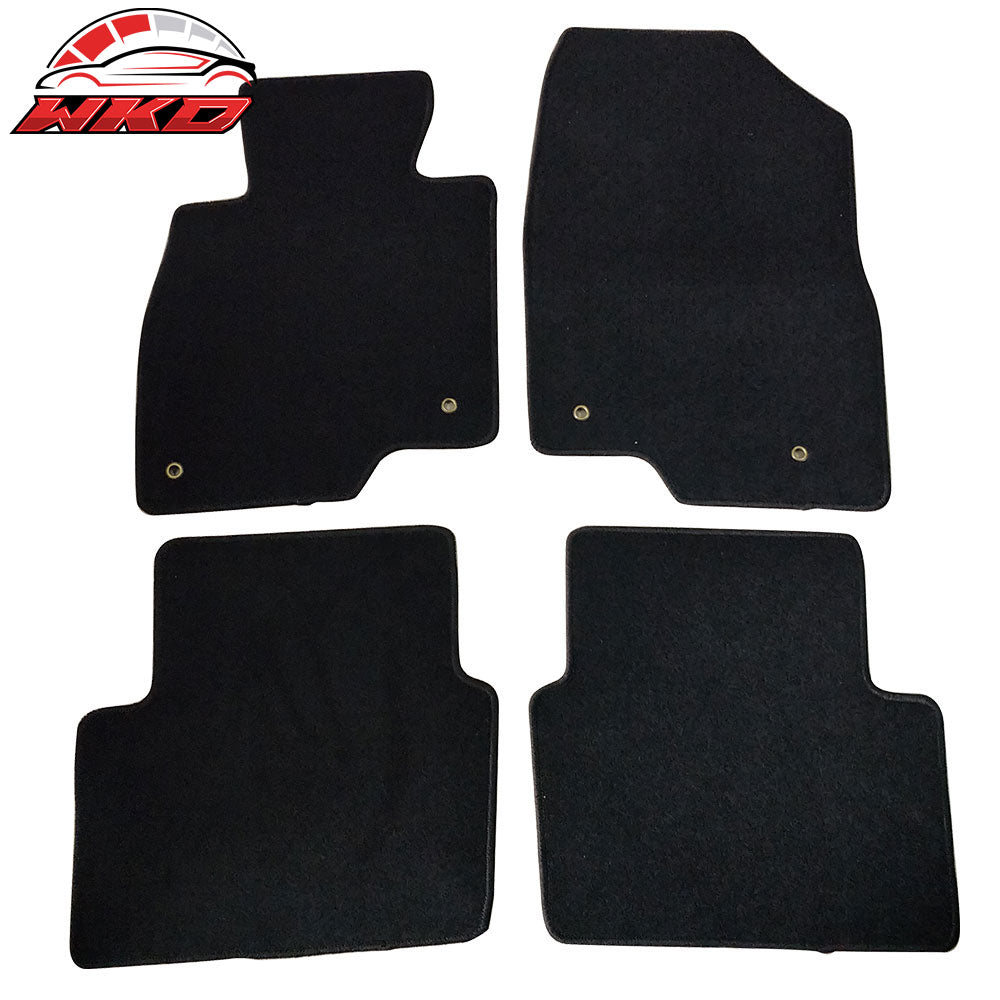 14-18 Mazda 3 4PCS Front Rear Left Right Floor Mats Carpets Nylon Black | Wholesale