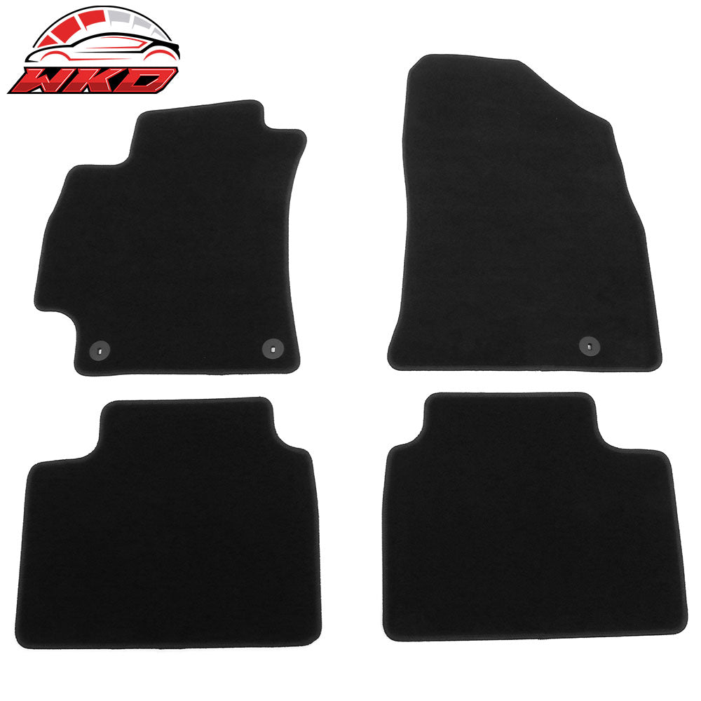 25-26 Kia K4 Anti-Slip First Second Row Floor Mats Carpets Nylon 4PCS Black | Wholesale