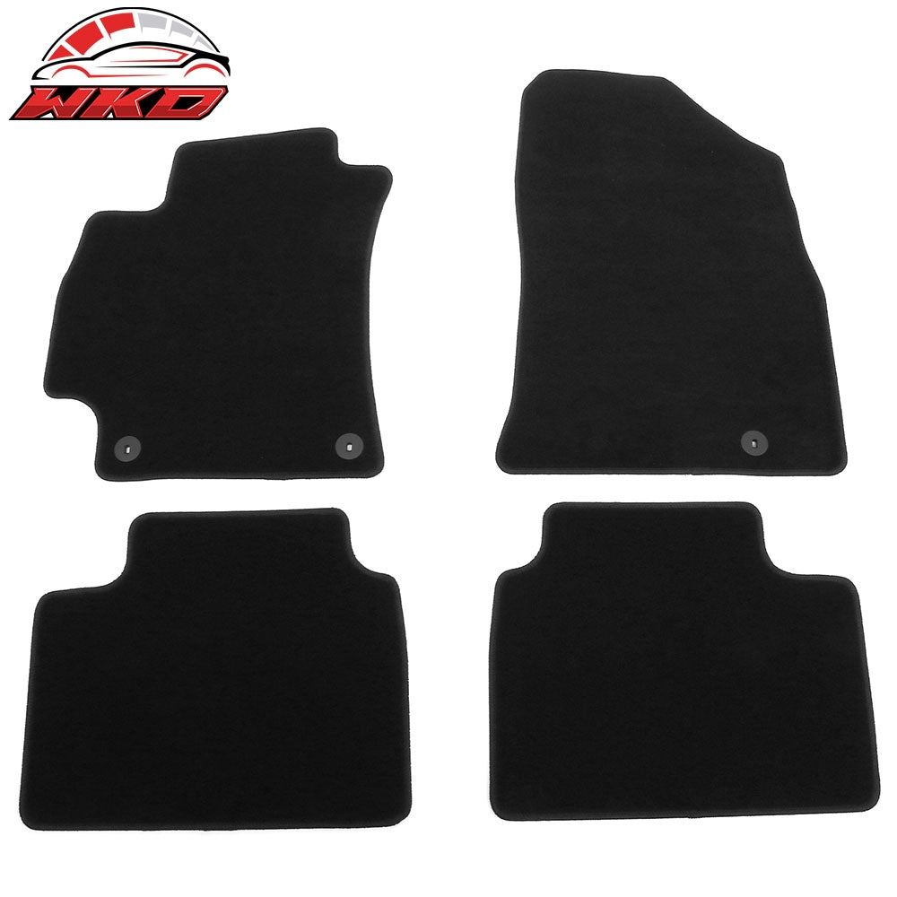 25-26 Kia K4 Anti-Slip First Second Row Floor Mats Carpets Nylon 4PCS Black | Wholesale Default Title - Wikond Auto