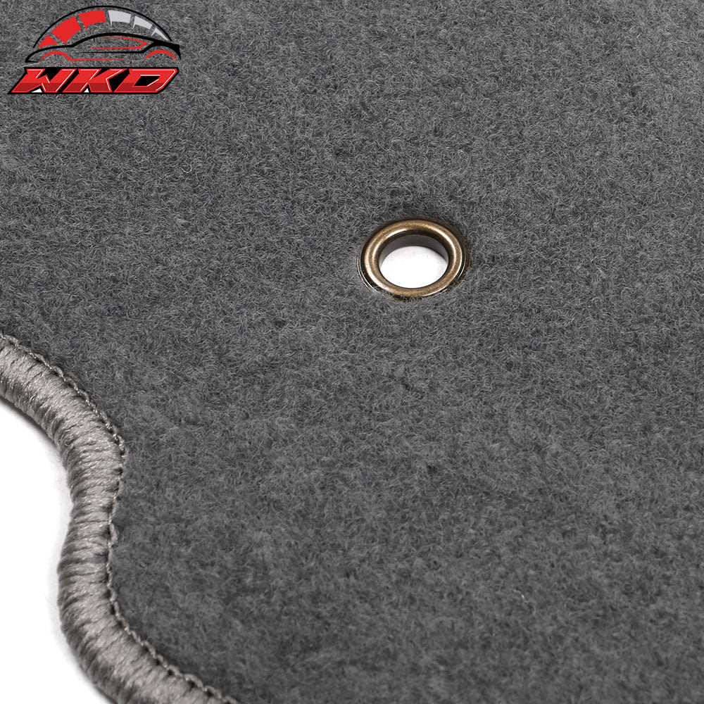 Fits 07-16 Jeep Compass/Patriot Gray Nylon Floor Mats Front Rear Carpets Liner