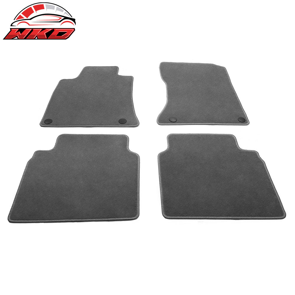 Fits 19-25 Nissan Altima Anti-Slip Front Rear Floor Mats Carpet Nylon 4PCS Gray
