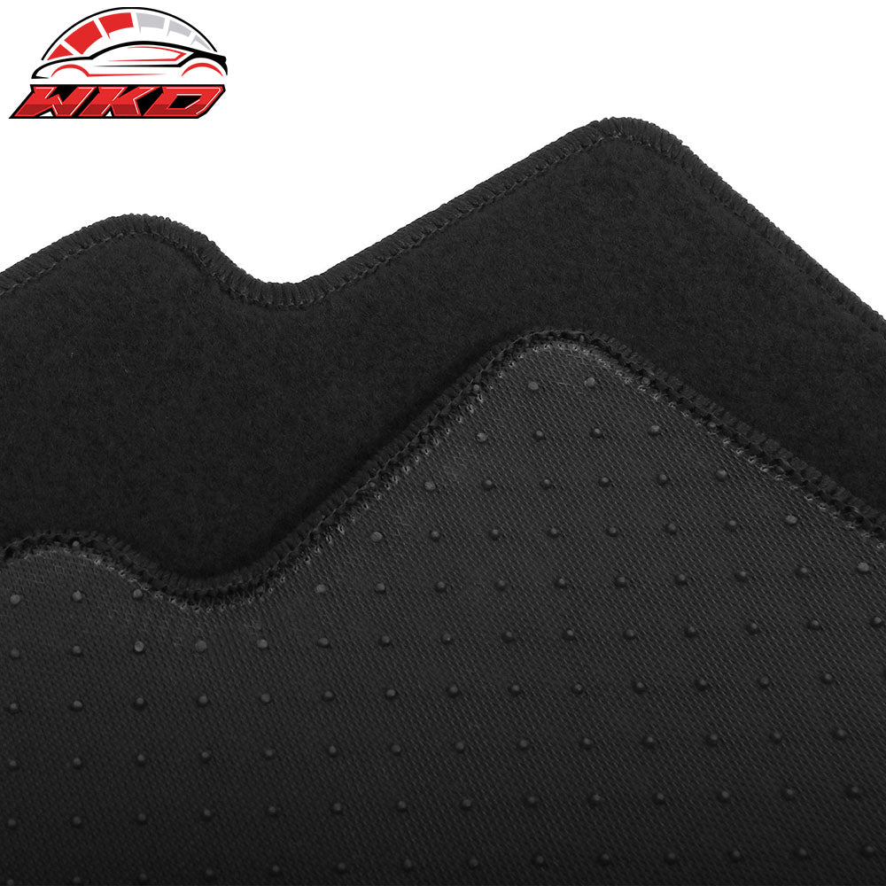 Fits 14-21 BMW i3 i3s Anti-Slip Front Rear Floor Mats Carpet Nylon Black 2PCS