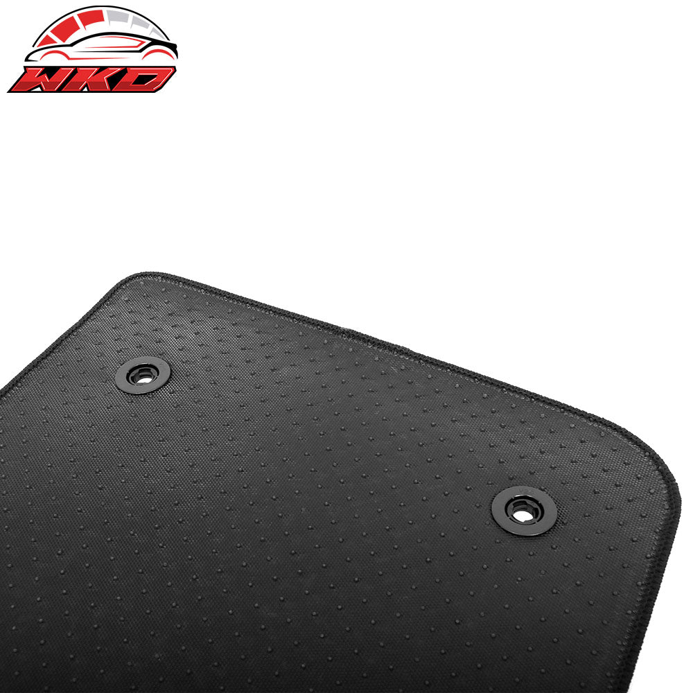 Fits 19-25 Cadillac XT4 Anti-Slip Front Rear Floor Mats Carpet Nylon 4PCS Black