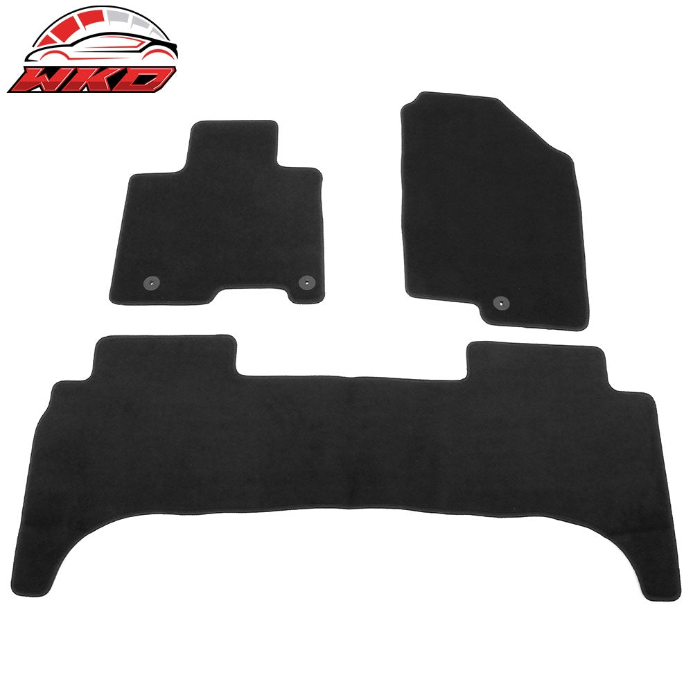 22-26 Hyundai Santa Cruz Anti-Slip Front Rear Floor Mats Carpet Nylon 3PCS | Wholesale - Wikond Auto
