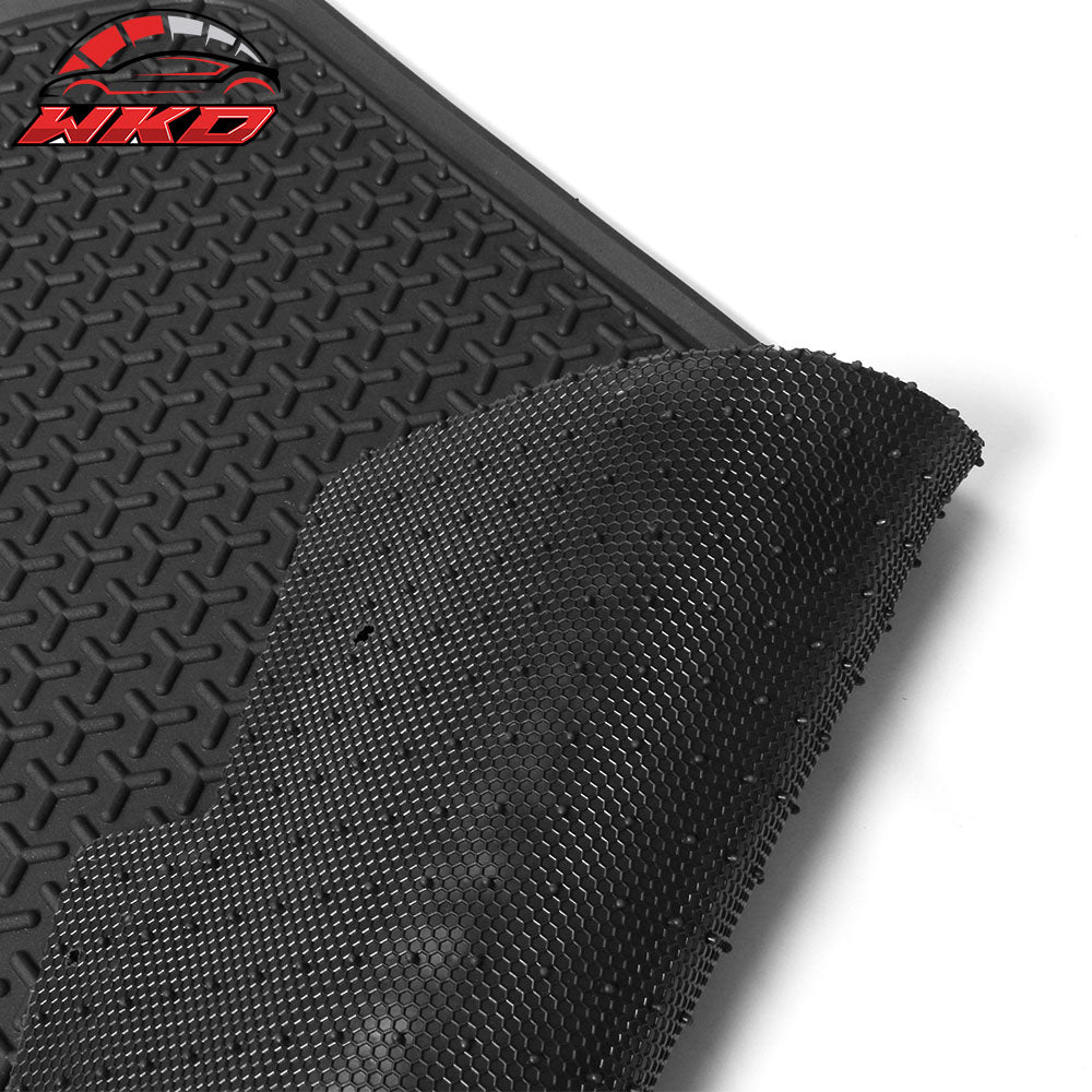 Fits 16-19 GLE Facelift SUV Heavy Duty Black Latex Floor Mats Front & Second Row