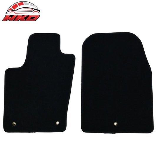 2011-25 Dodge Durango 2016-21 Jeep Grand Cherokee Floor Mats 2PC Black Nylon | Wholesale