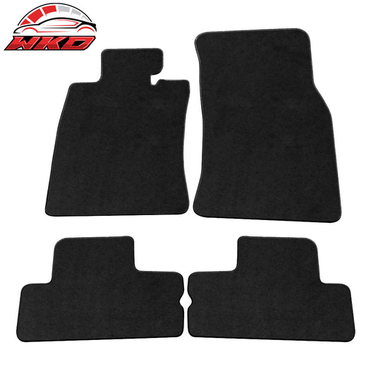 2002-06 Mini Cooper Floor Mats Carpets Front & Rear 4PC Black Nylon | Wholesale