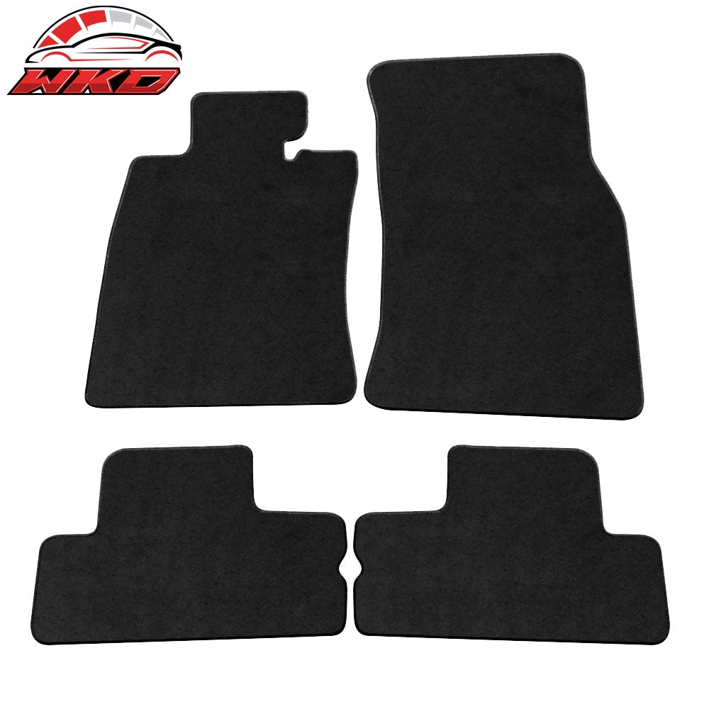 2002-06 Mini Cooper Floor Mats Carpets Front & Rear 4PC Black Nylon | Wholesale