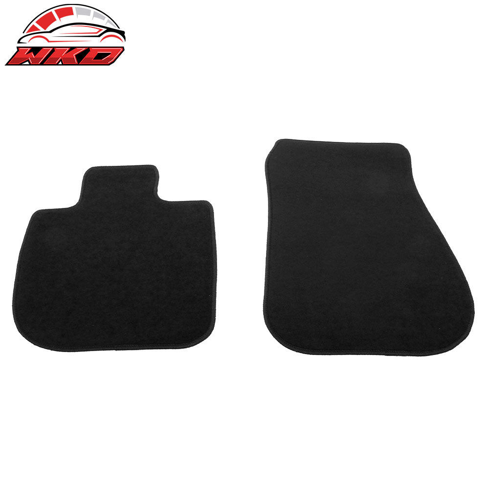 Fits 19-25 BMW Z4 G29 Anti-Slip Front Rear Floor Mats Carpet Nylon 2PCS Black