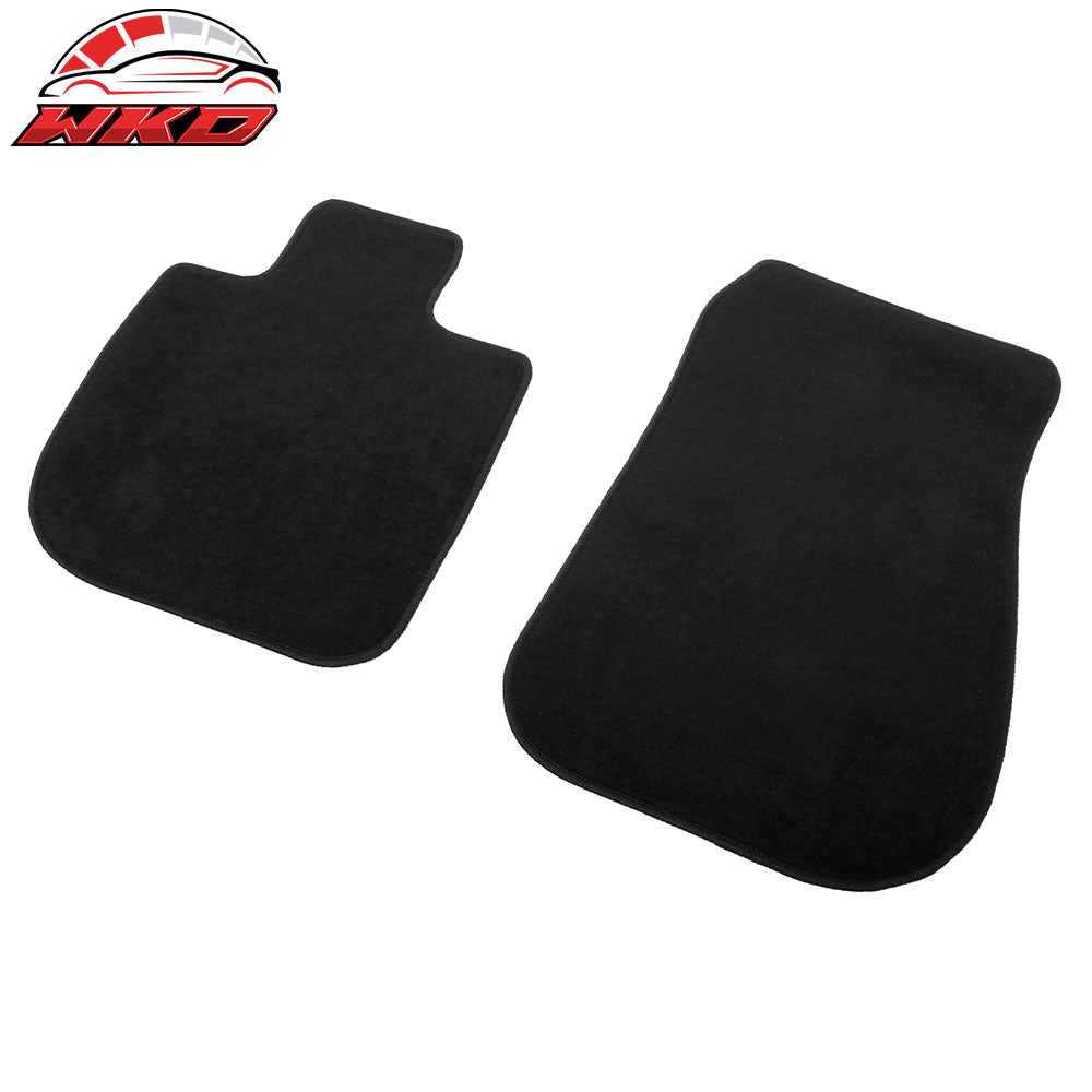 Fits 19-25 BMW Z4 G29 Anti-Slip Front Rear Floor Mats Carpet Nylon 2PCS Black