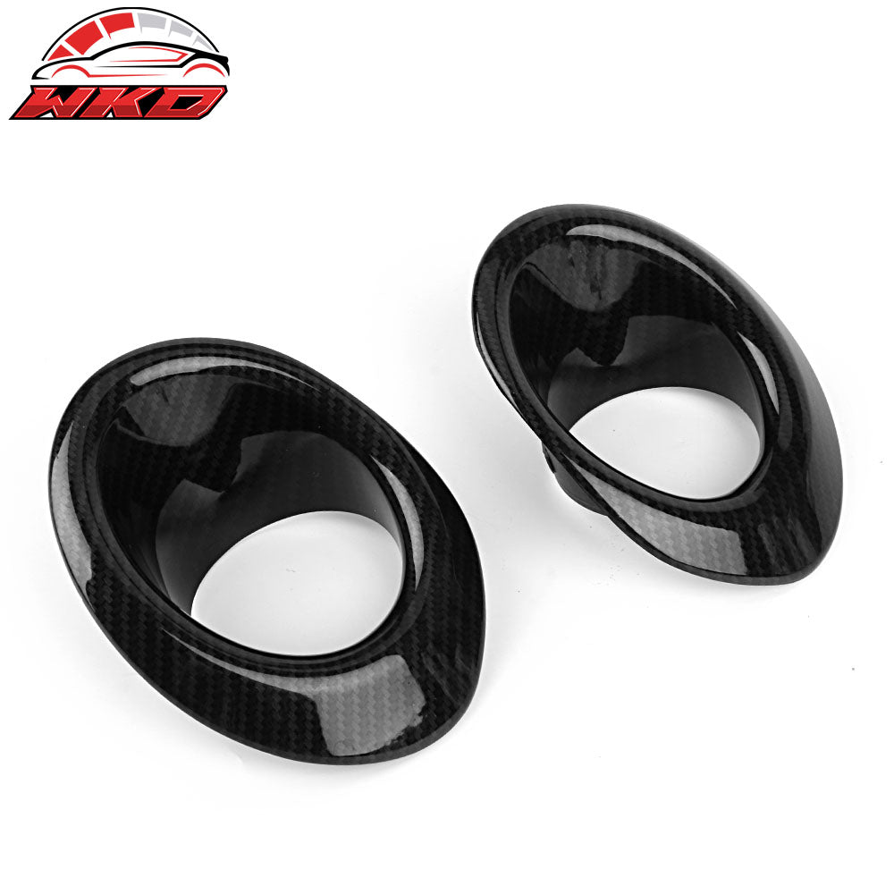 For 16-18 Honda Civic OE Style Fog Light Cover Carbon Fiber Print