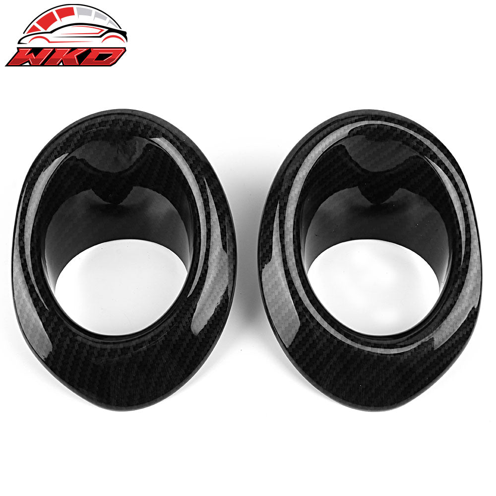 For 16-18 Honda Civic OE Style Fog Light Cover Carbon Fiber Print
