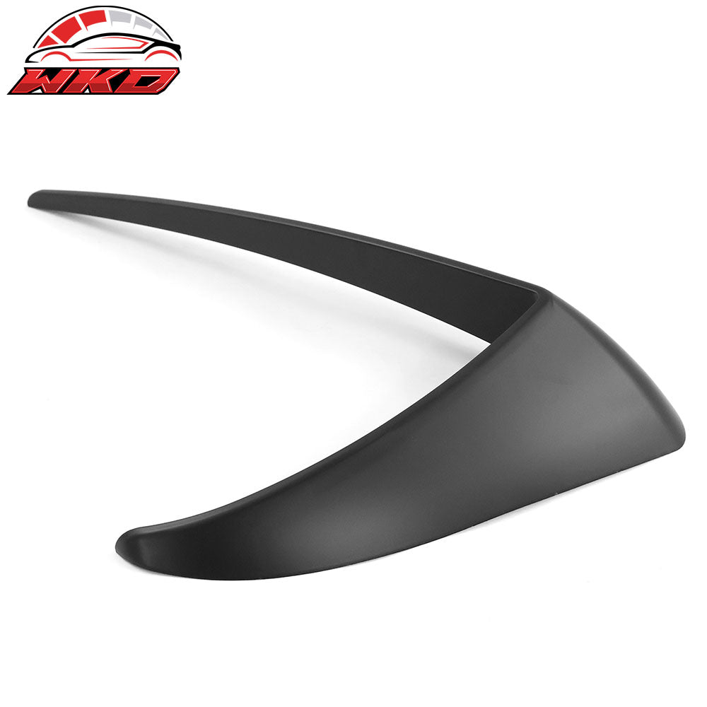 Fits 17-23 Tesla Model 3 Matte Black Fog Light Lamp Trim Eyebrows Cover ABS Pair