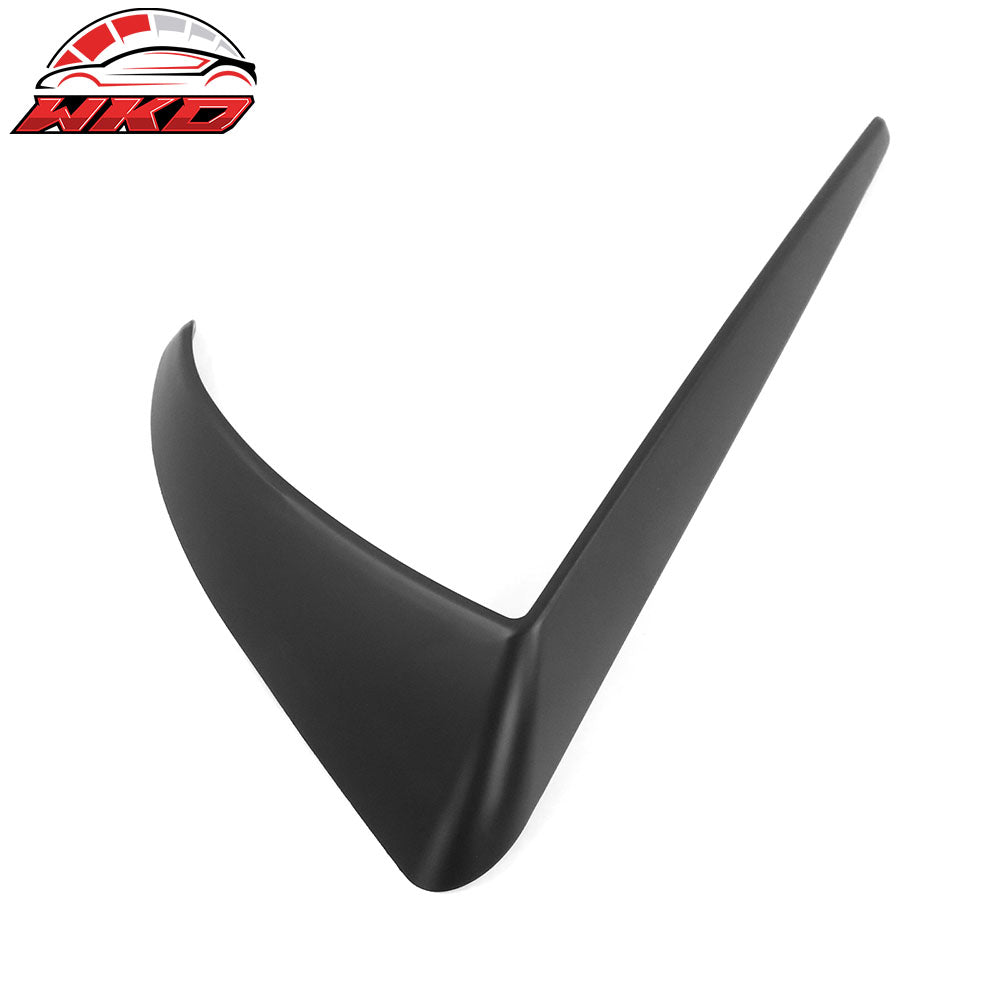 Fits 17-23 Tesla Model 3 Matte Black Fog Light Lamp Trim Eyebrows Cover ABS Pair