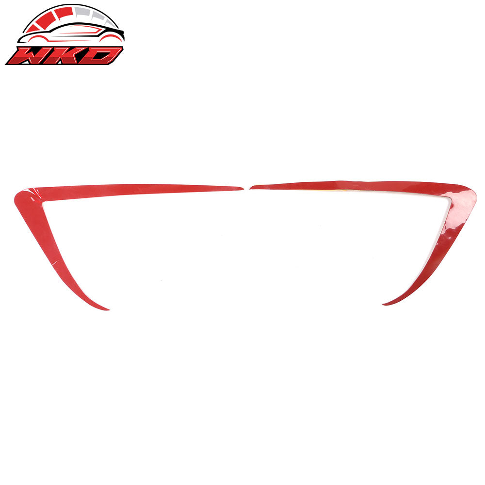 Wholesale 17-23 Tesla Model 3 Carbon Fiber Print Fog Light Lamp Trim Eyebrow Cover ABS