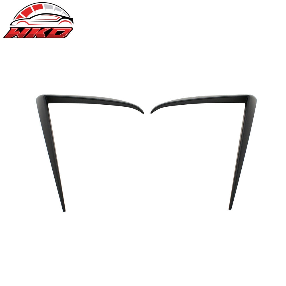 25-26 Tesla Model Y Juniper Fog Light Eyelid Trim Matte Black Lamp Frame | Wholesale - Wikond Auto