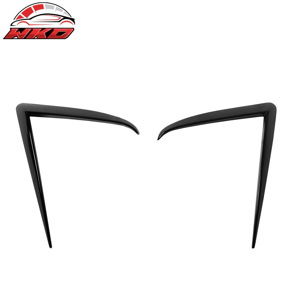 25-26 Tesla Model Y Juniper Fog Light Eyelid Trim Gloss Black Lamp Frame | Wholesale - Wikond Auto
