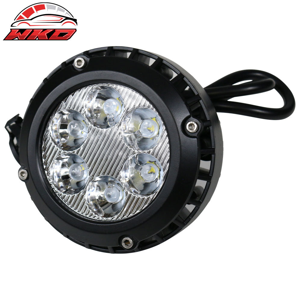 Fits 07-14 Mustang/Escape/Yukon/Suburban/Tahoe Front Bumper Fog Light Clear Lens